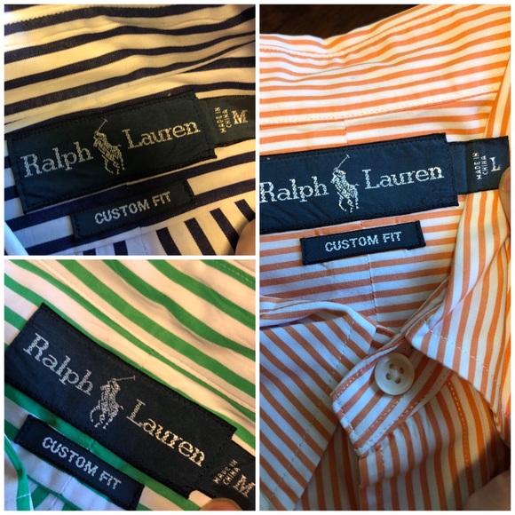 🎉HP🎉 Lot of 3 Ralph Lauren Collared Long Sleeve Shirts - Picture 4 of 5